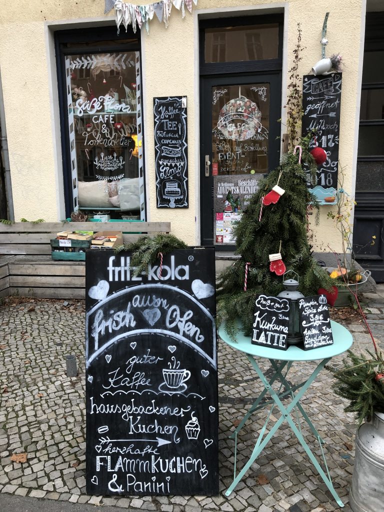 Cafetería de barrio en el viaje a Berlín